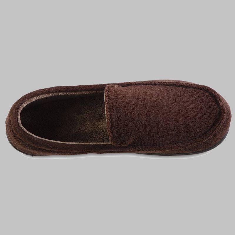 Isotoner Men's Microterry Jared Moccasin Slippers, 3 of 8