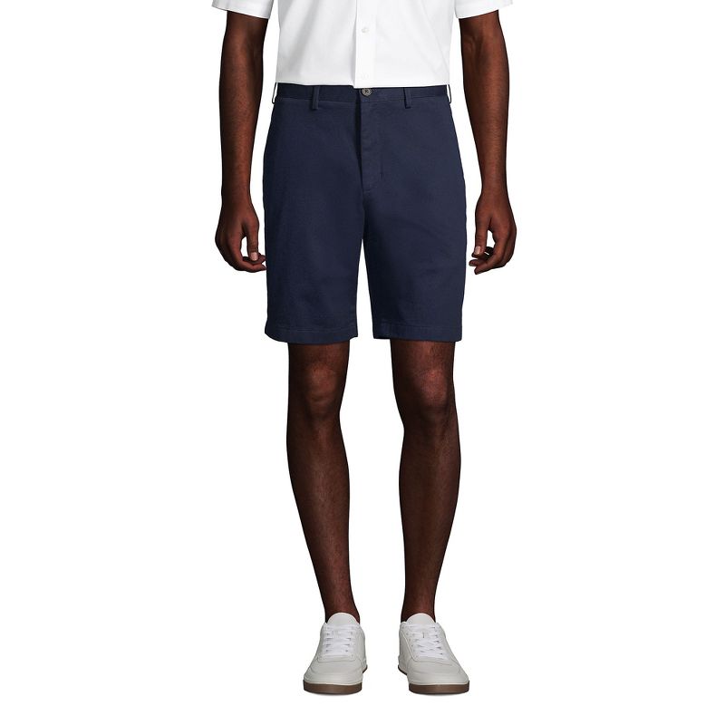 Lands' End Lands' End Men's Traditional Fit 9" No Iron Chino Shorts, 1 of 5