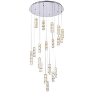 Elegant Lighting Polaris 20 - Light Chandelier in  Chrome - 1 of 4