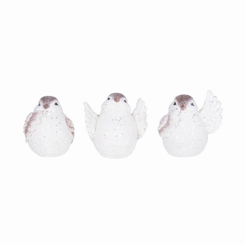 Gallerie II Sitting Birds Figurines A/3 - image 1 of 4