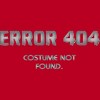 Men's Design By Humans Error 404 Costume not found, Halloween Design By InfaredDesigns T-Shirt - 2 of 4