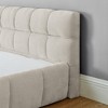 Empire DigiLabs King Size Chenille Grounded Beds Frame with Headboard for Bedroom, Platform Beds with Solid Frame, No Box Spring Needed - 3 of 4