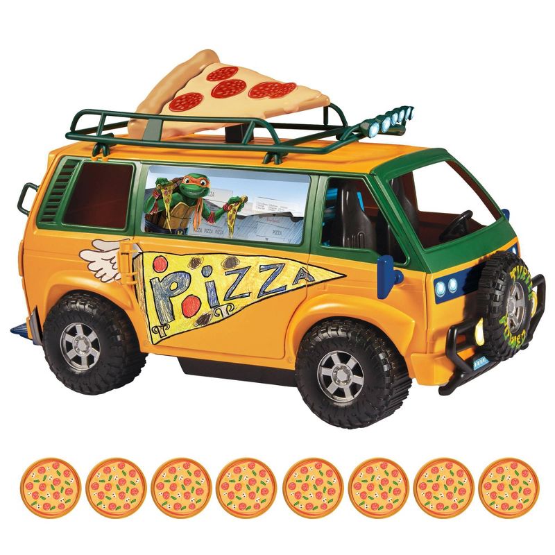 Teenage Mutant Ninja Turtles: Mutant Mayhem Pizzafire Delivery Van, 1 of 13