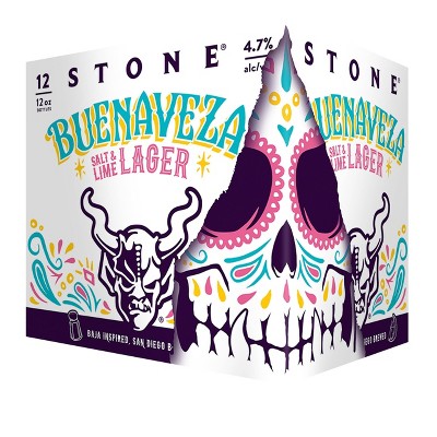 Stone Buenaveza Salt & Lime Lager Beer - 12pk/12 fl oz Bottles