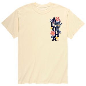 Men's - Lilo and Stitch - Aloha Stitch Short Sleeve Graphic T-Shirt - 1 of 3