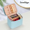 Generic Large Makeup Bag, Double Layer Makeup Bag, Vertical Storage Cosmetic Case - 4 of 4