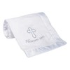 Lambs & Ivy Heaven Sent Baptism/Christening Soft White Fleece Baby Blanket - 3 of 4