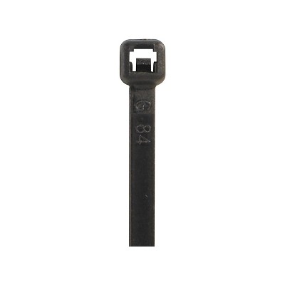 Box Partners UV Cable Ties 120# 8" Black 100/Case CTUV8120