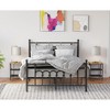 Nightstand,  Side Tables, End Tables with Adjustable Mesh Shelves - 3 of 4