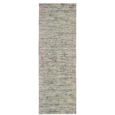 Oriental Weavers Lucent 45905 Stone/ Grey Indoor Area Rug - 2'6" x 8'