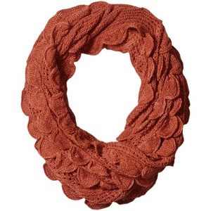 K-Cliff Ruffle Infinity Loop Women Neck Warmer Knitted Soft Stretchy Scarf Circle Knit Winter Fashion Wrap Scarves - 1 of 1