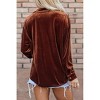 Women's Velvet Buttoned Shirt - Pretty Bash - 3 of 4