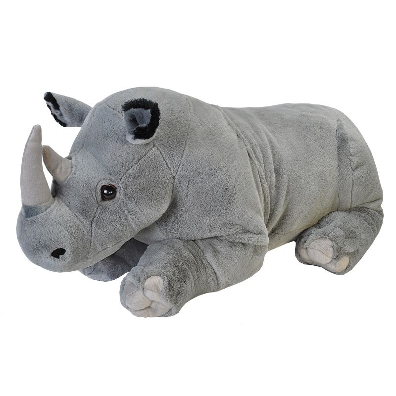 Wild Republic Cuddlekins Jumbo Rhino Stuffed Animal, 30 Inches, 1 of 2