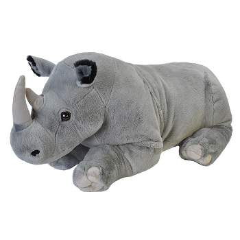 Wild Republic Cuddlekins Jumbo Rhino Stuffed Animal, 30 Inches