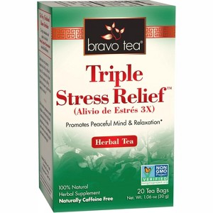 Bravo Tea Triple Stress Relief Herbal Tea, 20 Count - 1 of 4