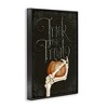Stupell Industries Trick Or Treat Skeleton Hand Framed Giclee Art, Black, 16" x 24" - 2 of 4