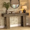 Tribesigns 63-Inch Solid Wood Console Table with Triangle Legs, Farmhouse Hallway Tables for Entryway, Foyer, Living Room - 4 of 4