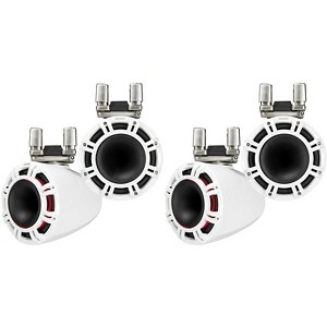 Kicker ( 2 Pair ) KMTC94W KMTC9 9" Horn- Loaded Tower System Pair 4-Ohm WHITE - 1 of 4
