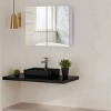 ChicFurnit Bathroom Vanity Mirrors Rectangle Frame Wall Mirror Storage Mirror Decorative Wall Mirrors for Bathroom, White, 31.5"*6"*23.5" - 4 of 4