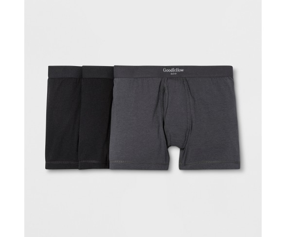 Mens Premium Knit 3pk Boxer Briefs Goodfellow And Co 153