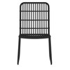 vidaXL Patio Dining Set Seat 3/5/7 Piece Black/Oak 31.5"/55.1" Table Length - Black 31.5" Table Length 4 Items - 4 of 4