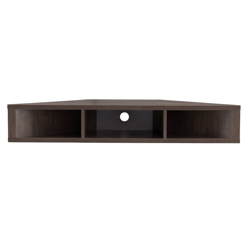 Tybo Open Shelves Corner Floating Console TV Stand for TVs up to 50" - HOMES: Inside + Out, 4 of 11