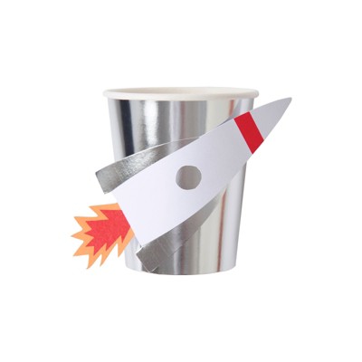 Meri Meri To The Moon Rocket Party Cups