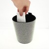 Unique Bargains Car Trash Can Portable Air Conditioning Vent Trash Bin Assorted Color 1 Pc 5.5" Length 4.3" Width 5.9" Height Faux Leather - 4 of 4