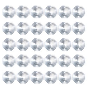 Unique Bargains Crystal Pendants Octagon Beads for DIY Lamp Arts Crafts Decoration 60 Pcs - 1 of 4