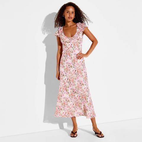 Женские платья Wild Fable Women's Chiffon Ruffle Maxi Dress - Wild Fable™ Floral S
