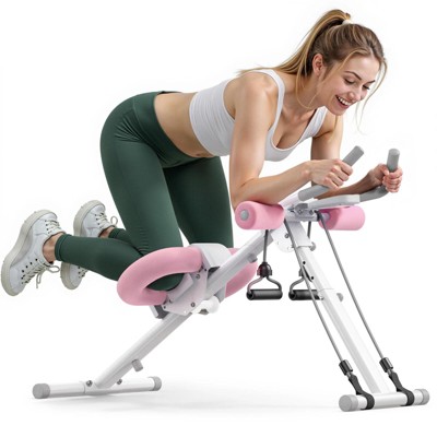 MERACH New Adjustable Ab Trainer Foldable Machine for Abs Workout at Home Gym