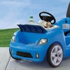 Step2 Whisper Ride II Kids Push Ride-On Car Buggy w/ Pull Handle and Horn, Blue - image 2 of 4