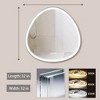 Vynxaria 32 x 32 in. Gunmetal Grey Framed Dimmable Anti-Fog Bathroom Vanity Mirror - 4 of 4