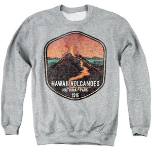 Men's Hawaii Volcanoes National Park Active Volcano Crewneck Sweatshirt - 1 of 4