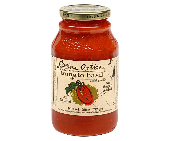 Cucina Antica Tomato Basil Cooking Sauce 25 oz