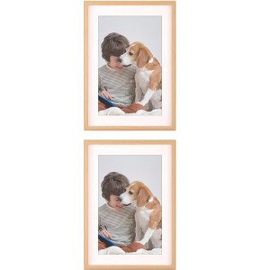 REGALWOVEN Wedding Home Decor Art Modern Picture Frames for Wall Hanging or Tabletop Display 2 Pcs - 1 of 4