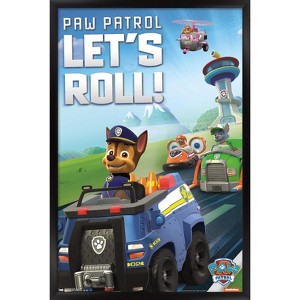 Trends International Nickelodeon Paw Patrol - Let's Roll Framed Wall Poster Prints - 1 of 4