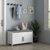 NicBex Storage Bench Shoe Organizer Bench with Shoe Storage Hidden Compartments for Bedroom and Entryway - 2 of 4