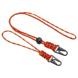 Unique Bargains Key Whistle Badge Holder Wrist Lanyard with Sling Clip 2 Pcs - 1 of 4