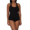 Smart & Sexy Comfort Cotton Rib Tank Top & Shorts Sleep Set - 3 of 4