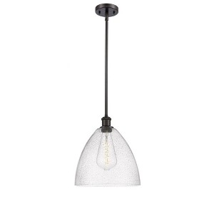 Bristol Glass - 1 Light Mini Pendant In Industrial Style-12.75 Inches Tall and 12 Inches Wide - 1 of 1