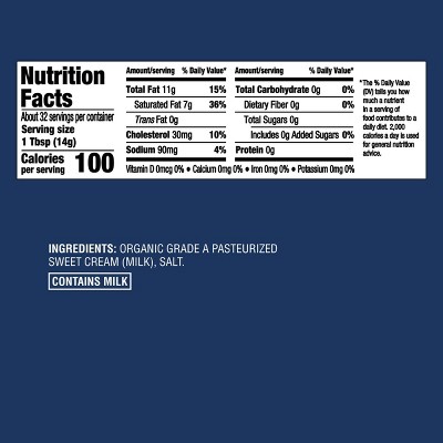 Organic Salted Butter - 1lb - Good & Gather™