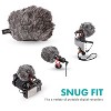 Movo WS-G9 Furry Outdoor Microphone Windscreen Muff for Portable Digital Recorders up to 3 X 1.5" - 4 of 4