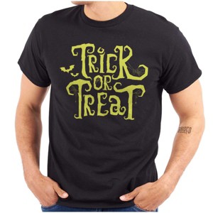 Spooky Halloween Trick or Treat Graphic T Shirt Men or Women Brisco Brands Black S - 1 of 4