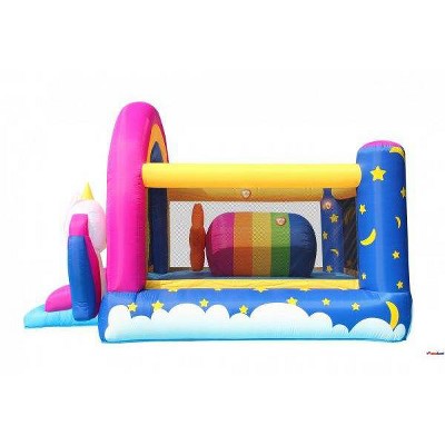 Fantasy Unicorn Bounce House with Lights and Sound