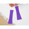 INSPIRE CHIC Women's Long Elastic Mesh Rhinestone Cosplay Net Half Finger Sleeves Gloves for Female Dance Party 1Pair - 4 of 4