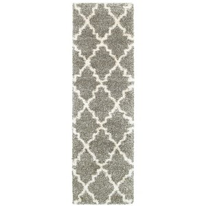 Oriental Weavers Henderson 092E9 Grey/ Ivory Indoor Area Rug - 2'3" x 7'6" - 1 of 4