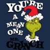 Men's Dr. Seuss Christmas Grinch You're a Mean One Portrait T-Shirt - 2 of 4