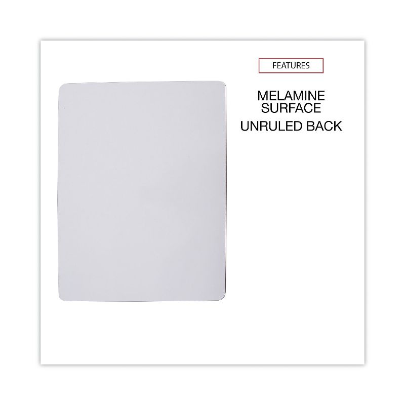 Universal Lap/Learning Dry-Erase Board 11 3/4" x 8 3/4" White 6/Pack 43910, 5 of 8