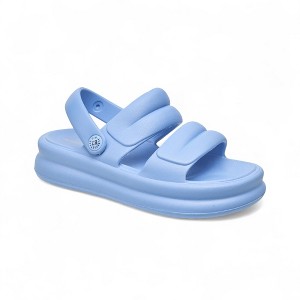 Aéropostale Women’s Double-Band EVA Platform Sandals with Slingback — Lightweight Cushioned Cloud Slides for Beach, Pool & Everyday - 1 of 4